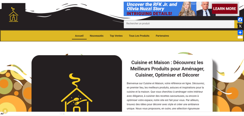 Bienvenue sur Cuisine et Maison, votre référence en ligne. Découvrez, en premier lieu, les meilleurs produits, astuces et inspirations pour la cuisine et la maison. Que vous cherchiez à aménager votre intérieur avec élégance, à cuisiner des recettes savoureuses, ou encore à optimiser votre espace, notre site est fait pour vous. Par ailleurs, trouvez des idées pour décorer avec style et créer une ambiance unique. Nous vous proposons, en outre, une sélection rigoureuse d'articles de qualité, alliant design, durabilité et innovation. Que vous soyez passionné de décoration, amateur de cuisine ou simplement en quête d'idées pour améliorer votre quotidien, nous vous accompagnons à chaque étape. Enfin, explorez nos guides, nos comparatifs et nos tendances pour transformer votre espace de vie en un lieu à la fois chaleureux et fonctionnel.