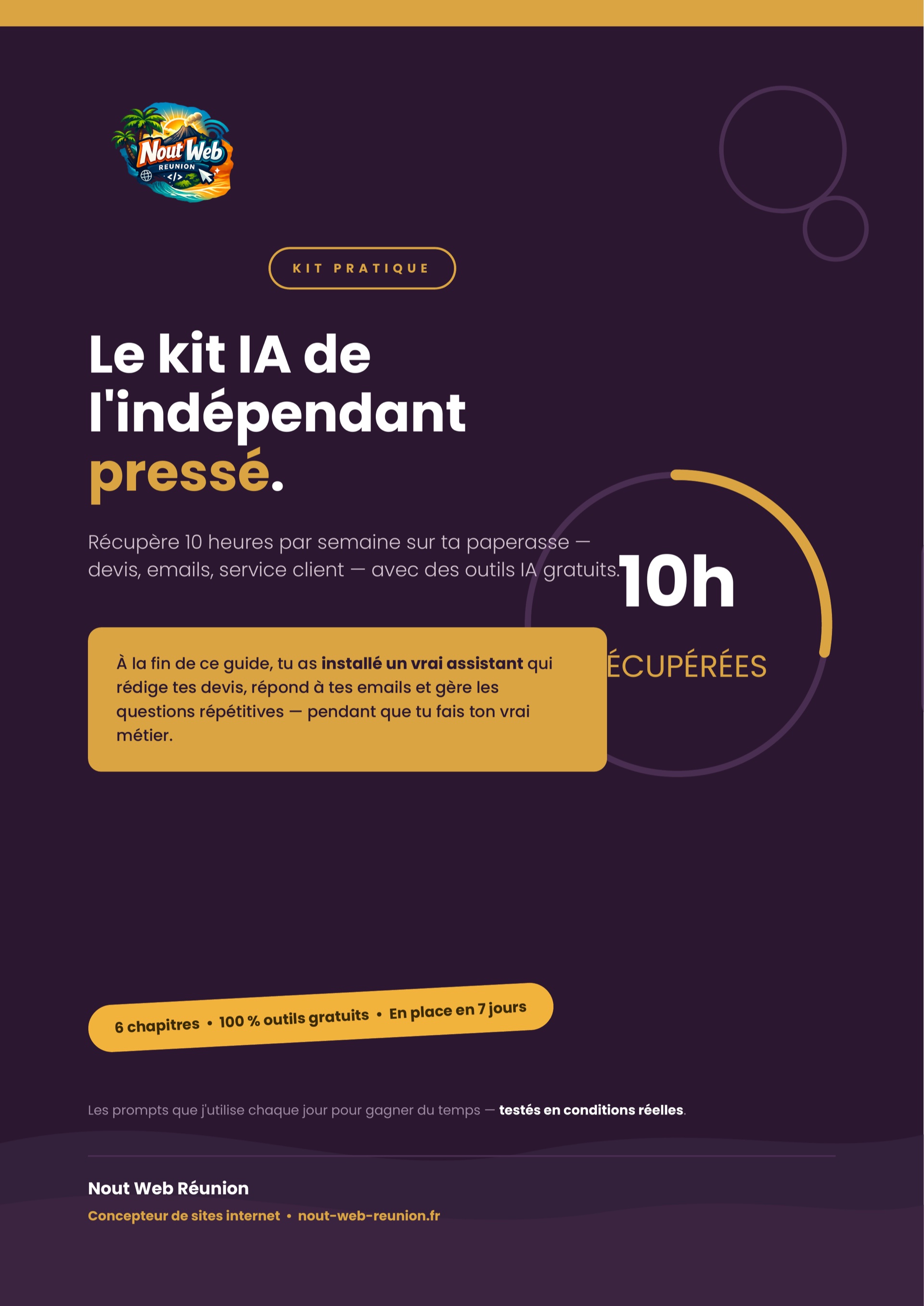 Le Kit IA de l'indépendant pressé par Nout Web Réunion
