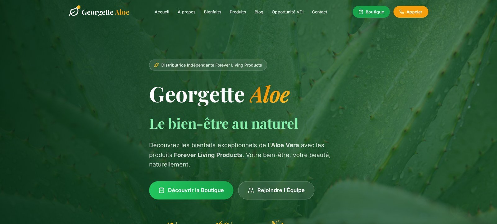 Georgette Aloe — distributrice Forever Living Products à La Réunion