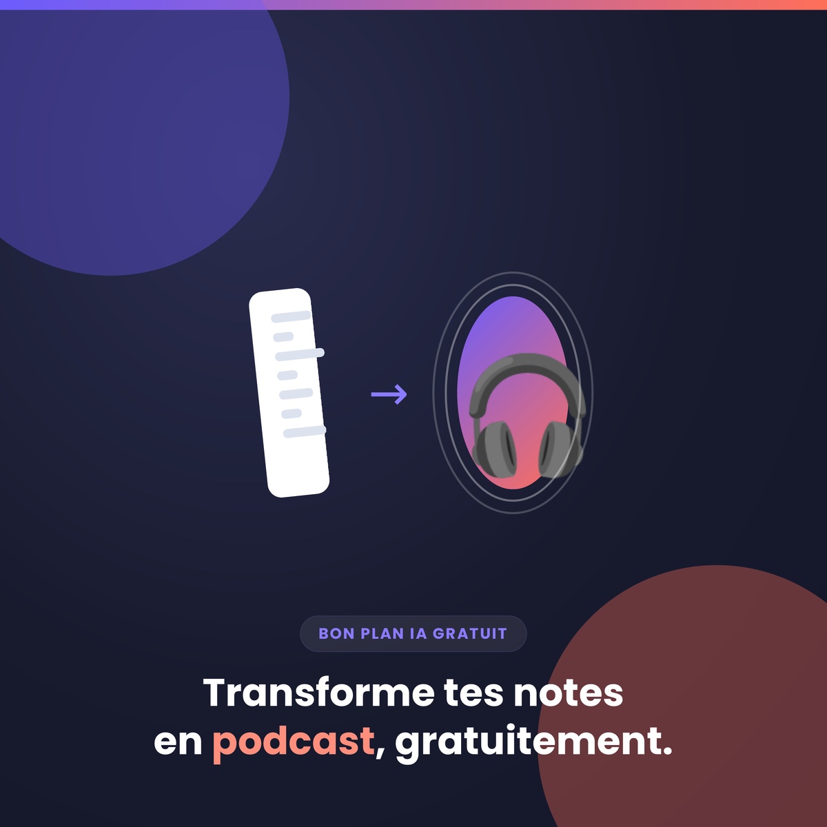 NotebookLM : transformer ses notes en podcast avec l'IA gratuitement