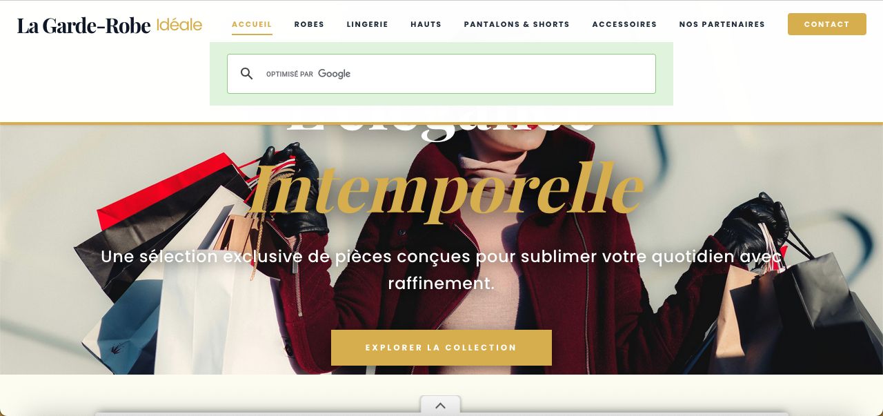 La garde robe Idéale