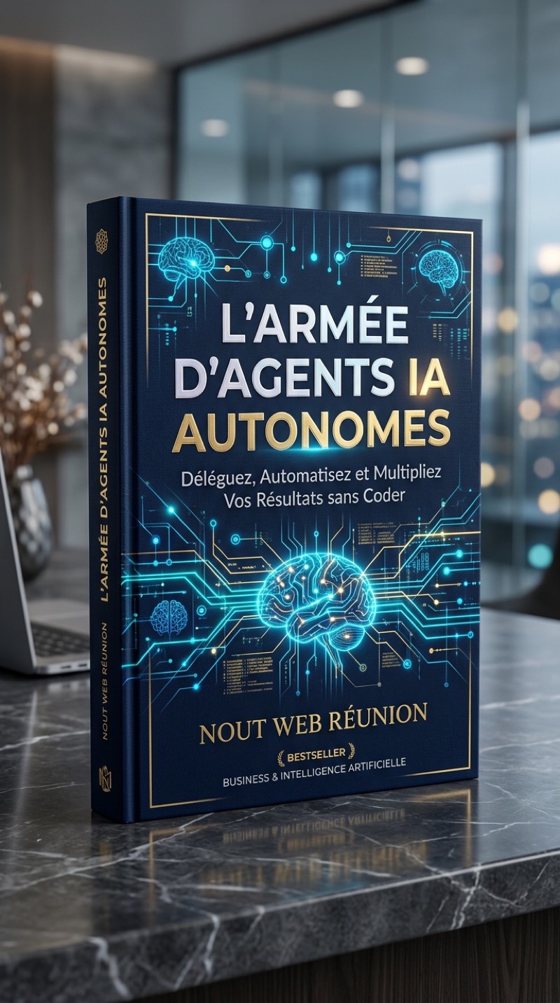 Couverture de l'ebook L'Armée d'Agents IA Autonomes