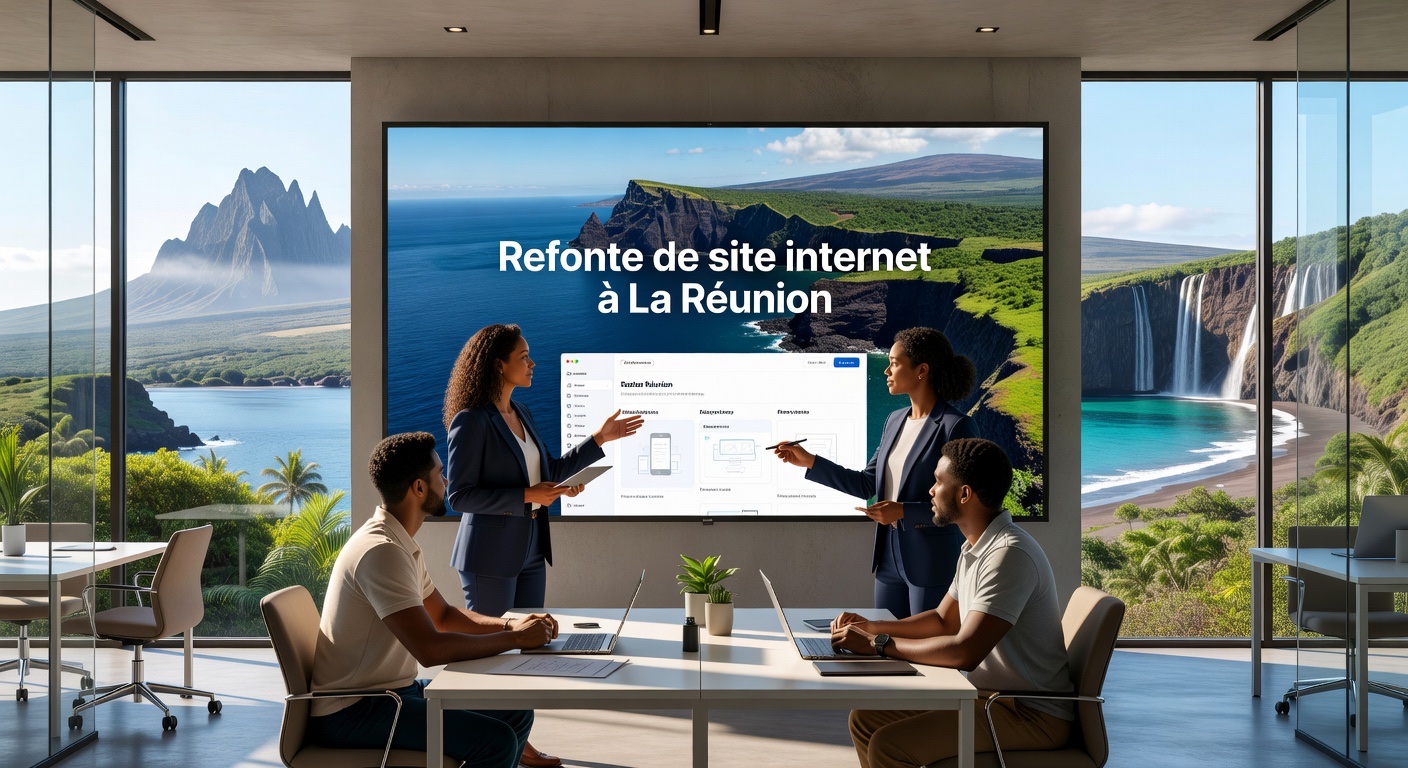 Audit et refonte de site internet obsolète à La Réunion