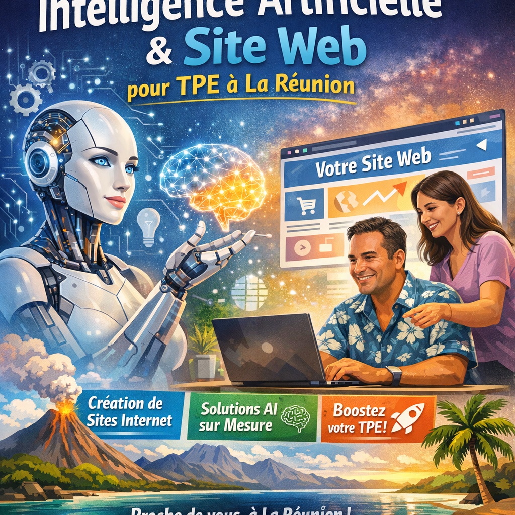 IA et site web pour entrepreneurs réunionnais
