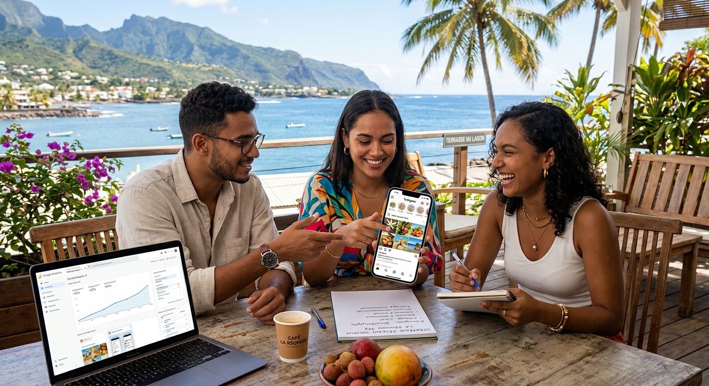 Stratégie réseaux sociaux pour entreprises à La Réunion 974